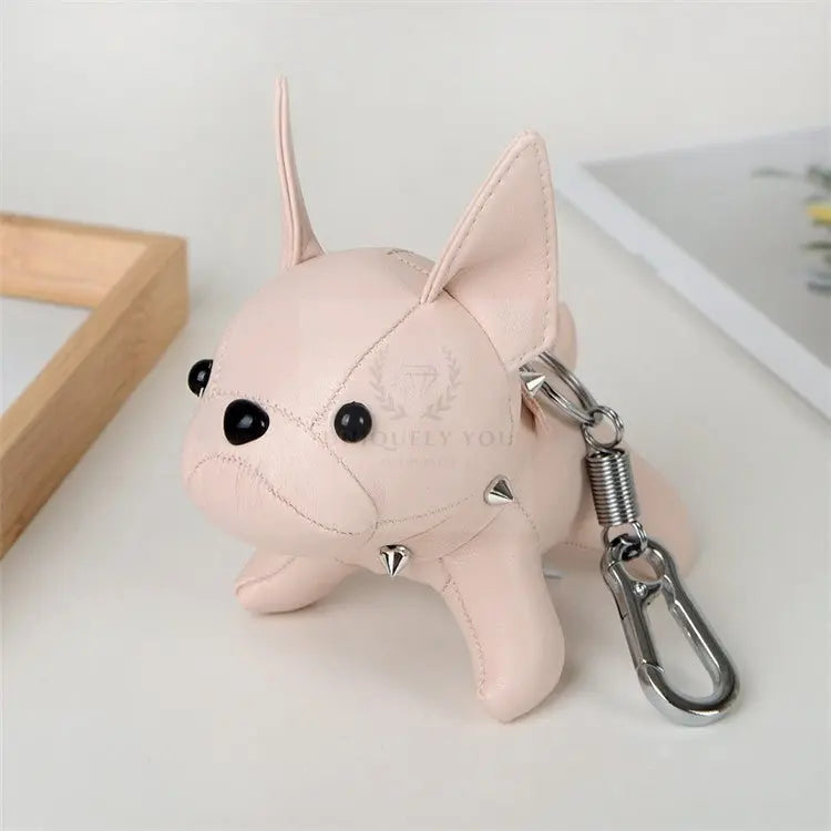 Leather French Bulldog Bag Charm - Uniquely You Online