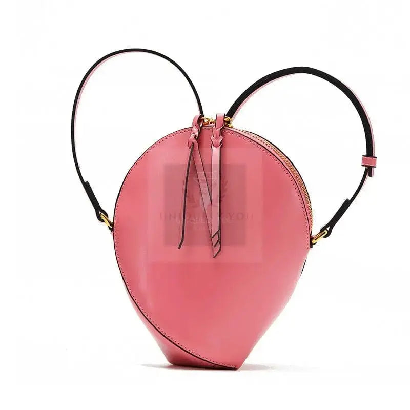 Leather Heart Shape Handbag - Uniquely You Online