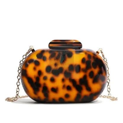 Leopard Acrylic Clutch - Uniquely You Online