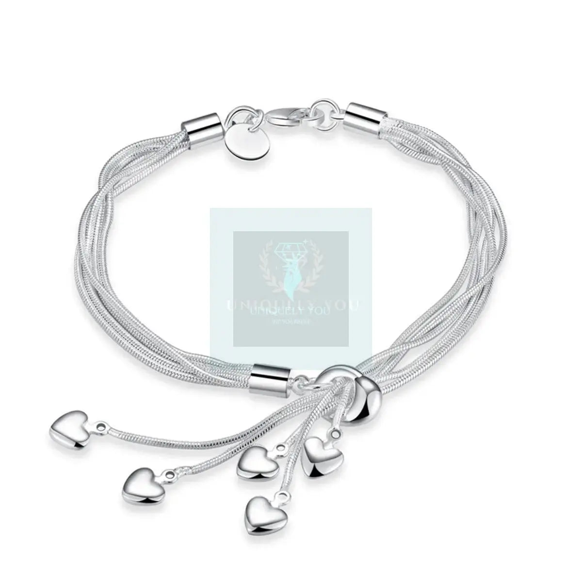 Love Heart Charm Bracelets - Uniquely You Online