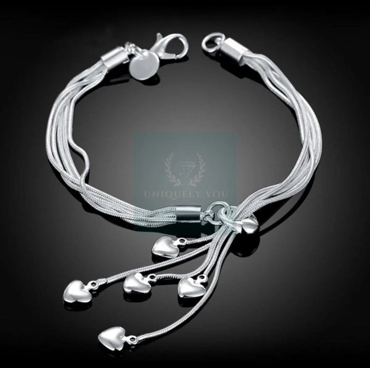 Love Heart Charm Bracelets - Uniquely You Online