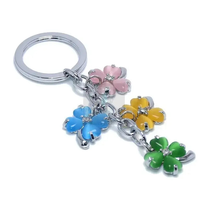 Lucky Four Leaf Clover Bag Charm - Uniquely You Online