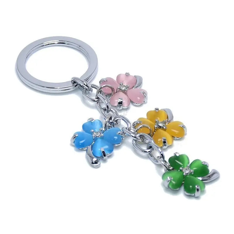 Lucky Four Leaf Clover Bag Charm - Uniquely You Online