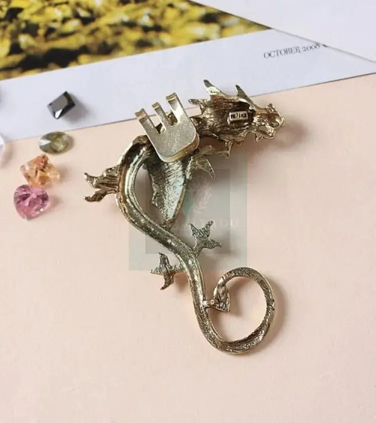 Metal Dragon Ear Cuff Clip - Uniquely You Online