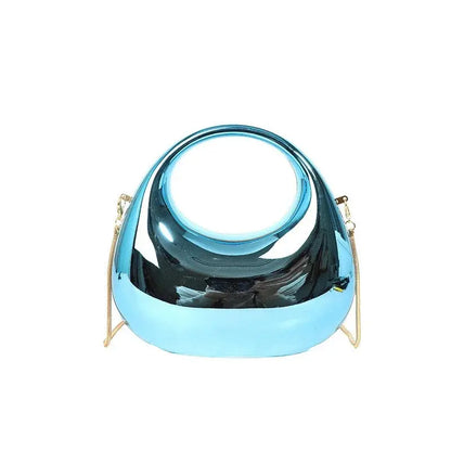 Metallic Acrylic Hobo Clutch - Uniquely You Online