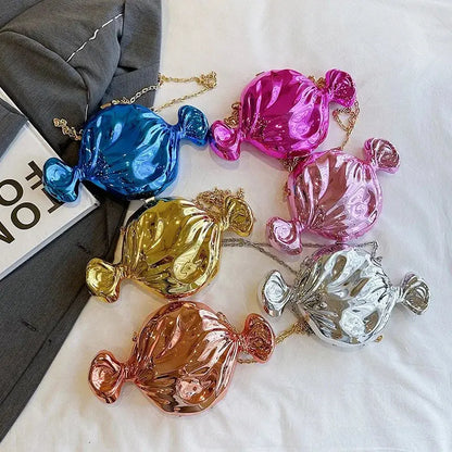 Metallic Candy Wrapped Novelty Bag