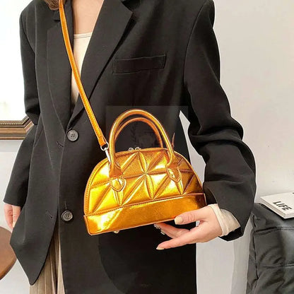 Metallic Shell Handbag - Uniquely You Online