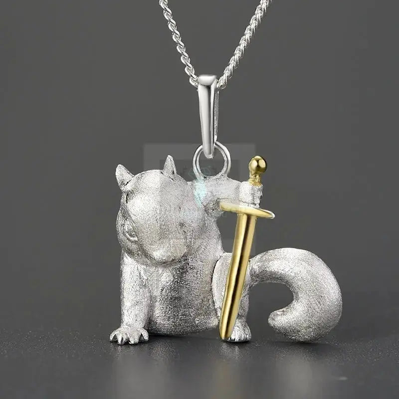 Mighty Squirrel Conqueror Pendant - Uniquely You Online