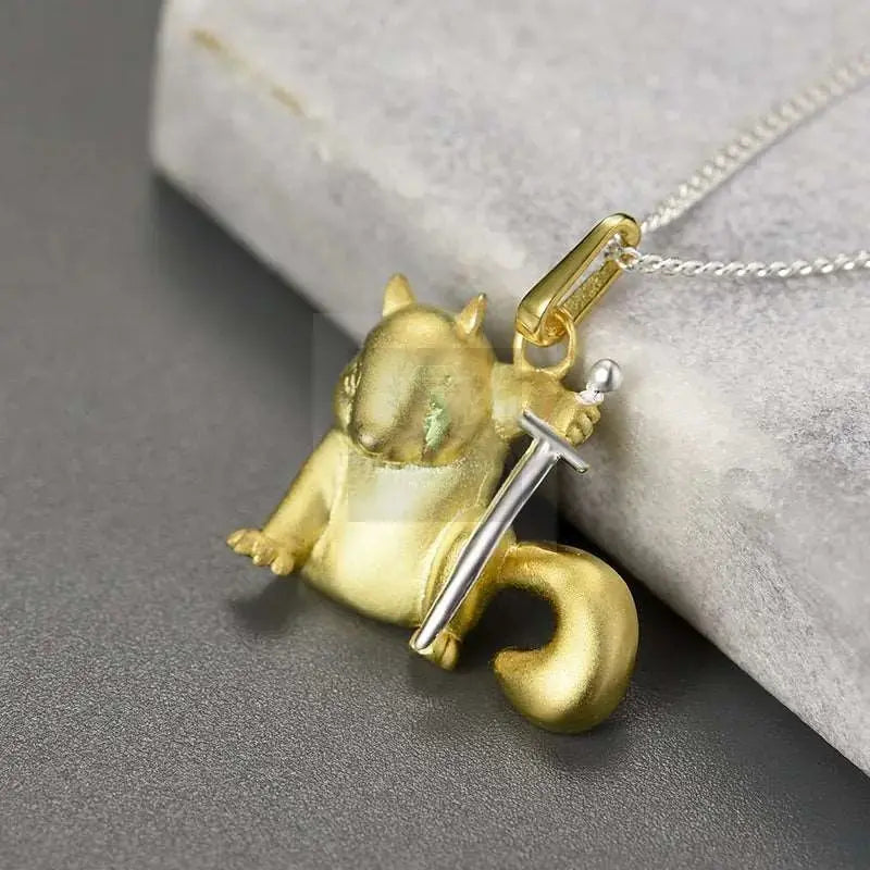 Mighty Squirrel Conqueror Pendant - Uniquely You Online