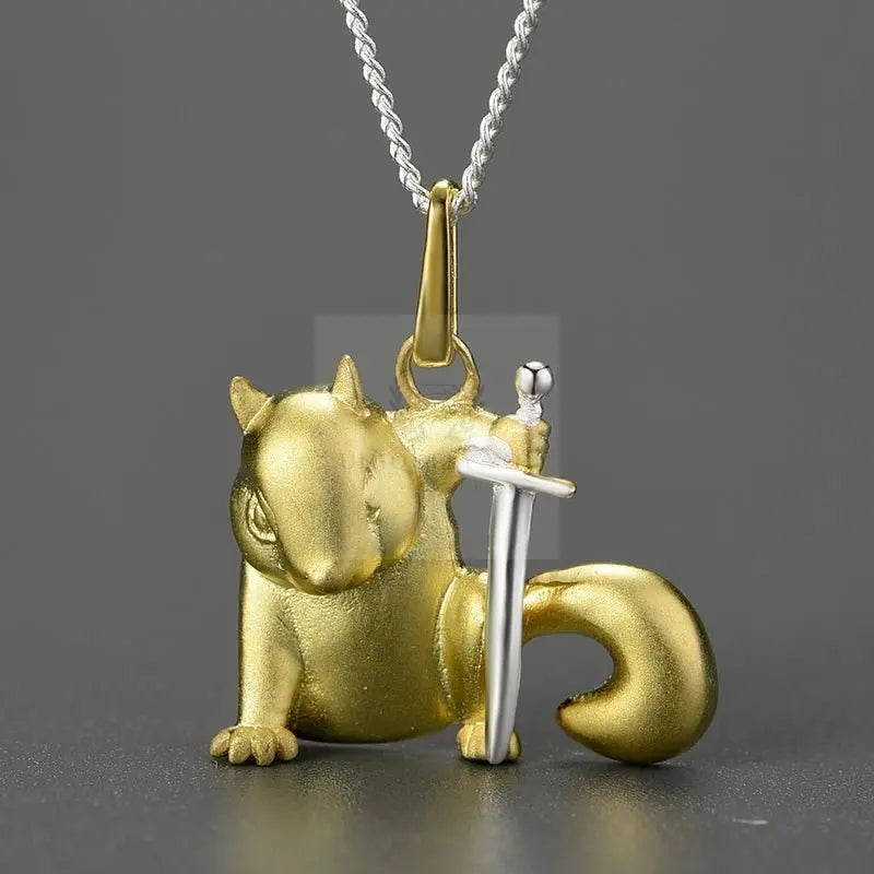 Mighty Squirrel Conqueror Pendant - Uniquely You Online