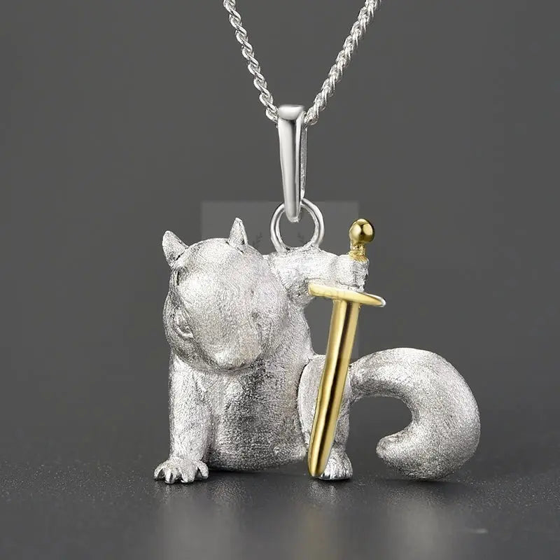 Mighty Squirrel Conqueror Pendant