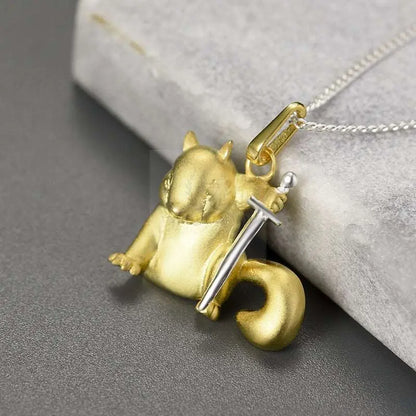 Mighty Squirrel Conqueror Pendant