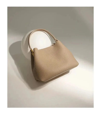 Mini Bucket Crossbody Leather Bag