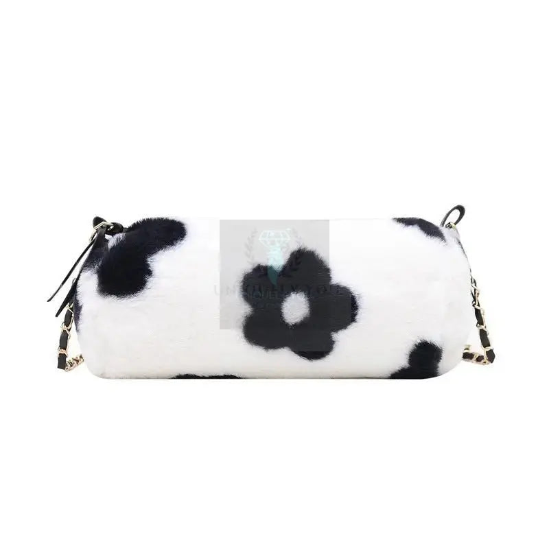 Mini Cylinder Faux Fur Bag - Uniquely You Online