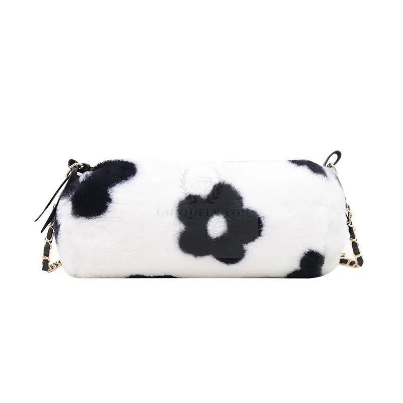 Mini Cylinder Faux Fur Bag - Uniquely You Online