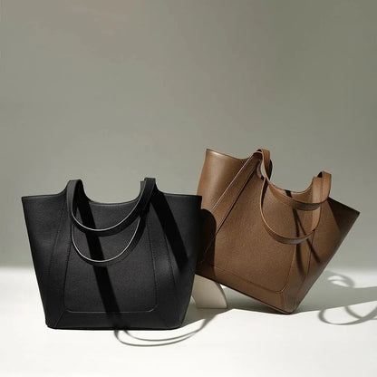 Minimalist Leather Tote Bag - Uniquely You Online