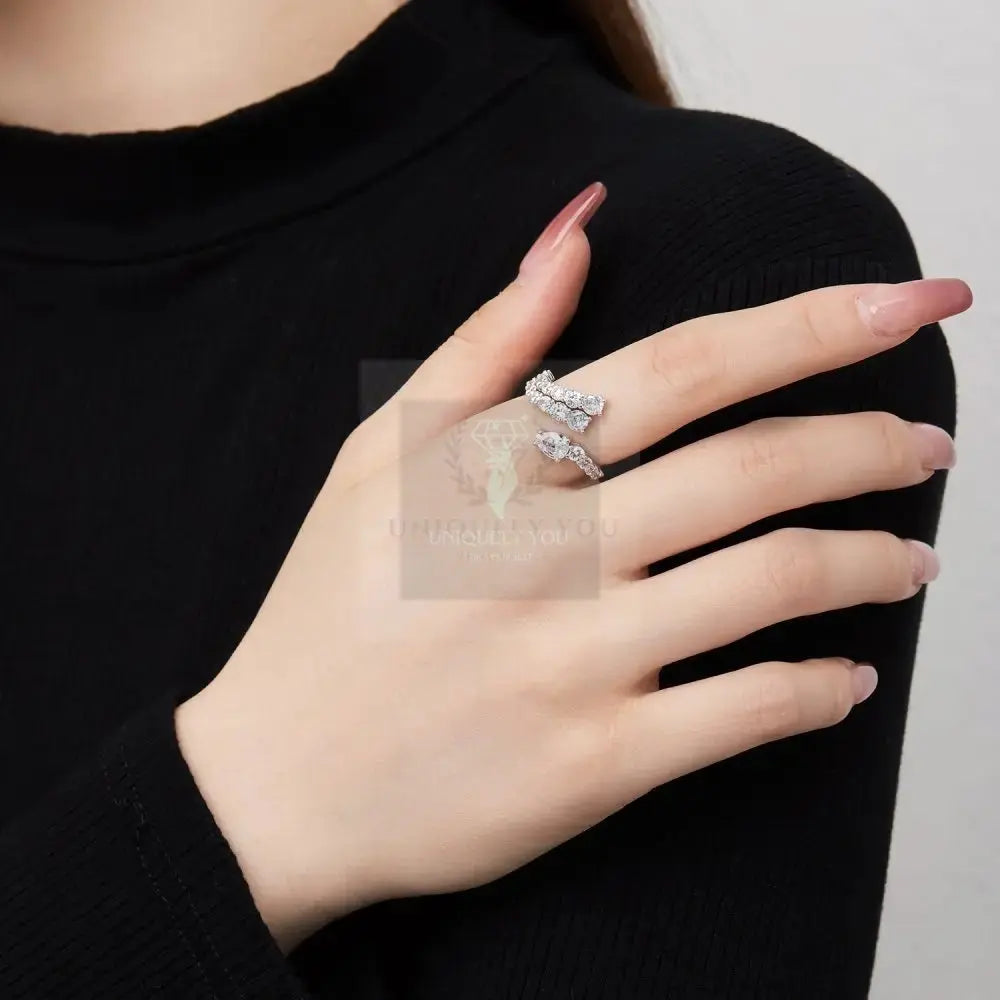 Minimalist Snake Row Ring - Uniquely You Online