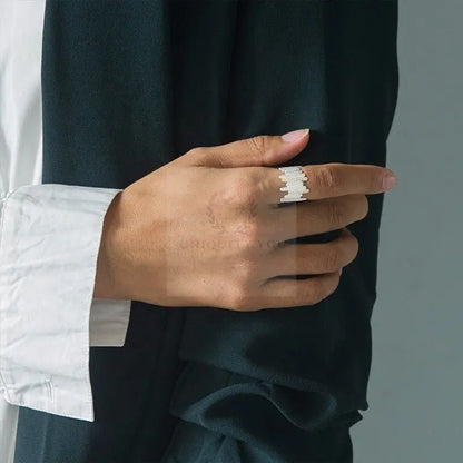 Minimalist Style Parallel Lines Ring - Uniquely You Online