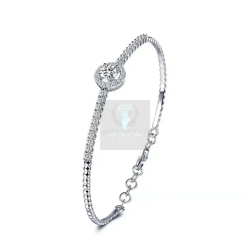 Moissanite Charm Tennis Bracelet - Uniquely You Online