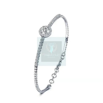 Moissanite Solitaire Tennis Bracelet - Uniquely You Online