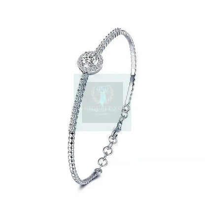 Moissanite Solitaire Tennis Bracelet - Uniquely You Online