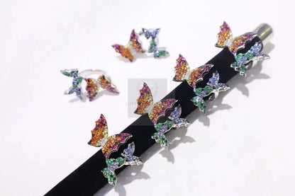 Multicolor Butterfly Moissanite Ring - Uniquely You Online