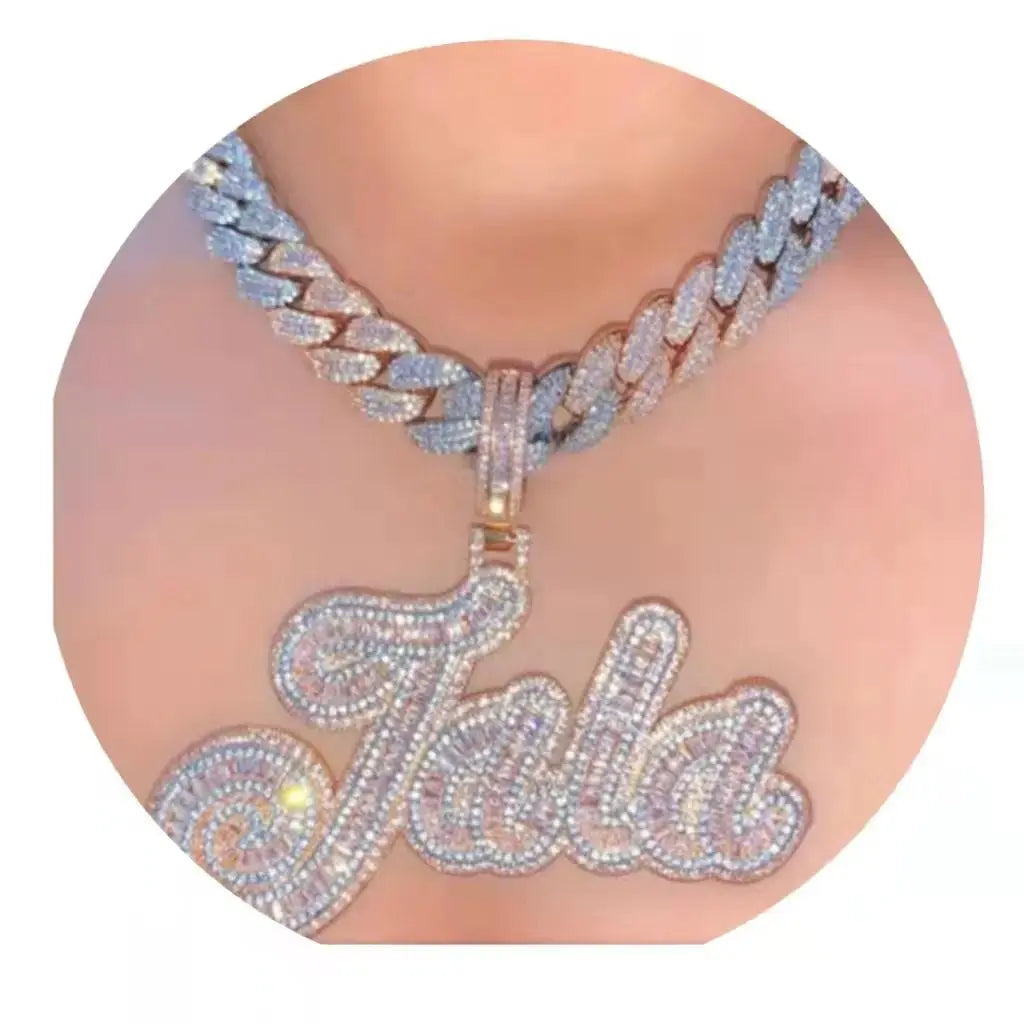 Custom Initial/Name Big Pendant - Uniquely You Online