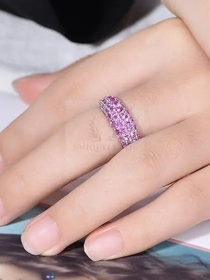 Natural Pink Sapphire Ring - Uniquely You Online