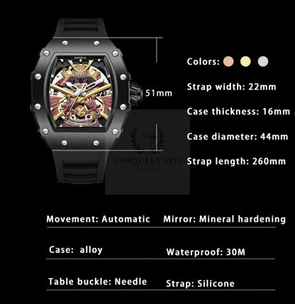 ONOLA 3865 Samurai Skeleton Watch  Uniquely You Online