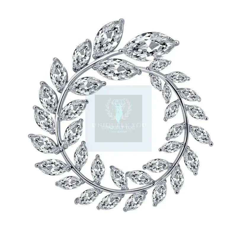 Olive Leaf Brooch - Uniquely You Online