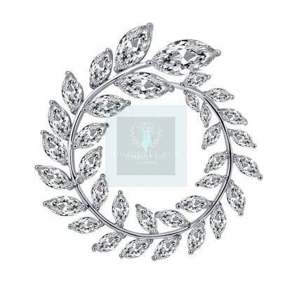 Olive Leaf Brooch - Uniquely You Online