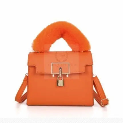 On-Lock Faux Fur Crossbody - Uniquely You Online