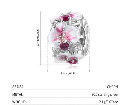 Orchid Pink Crystal Charm - Uniquely You Online