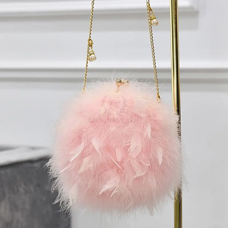 Ostrich Feather Bag - Uniquely You Online