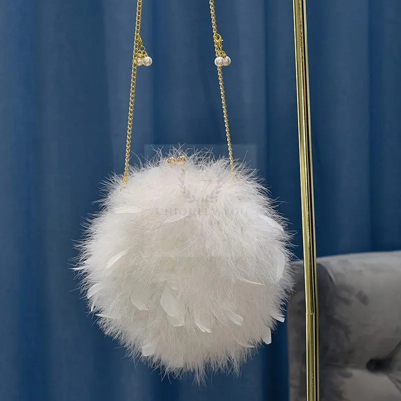 Ostrich Feather Bag - Uniquely You Online