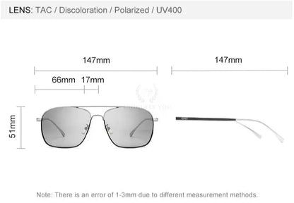 Oversize Square Polarized Lens Sunglasses - Uniquely You Online