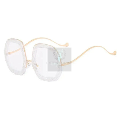 Oversized Crystal Polygon Sunglasses - Uniquely You Online