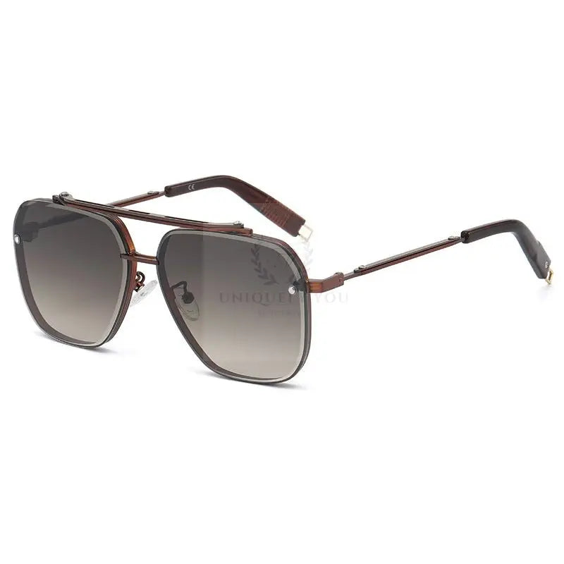 Oversized Double Bridge Aviator Sunglasses Series - Uniquely You Online