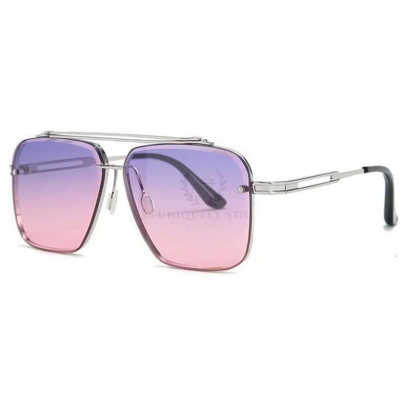 Oversized Double Bridge Aviator Sunglasses Series - Uniquely You Online