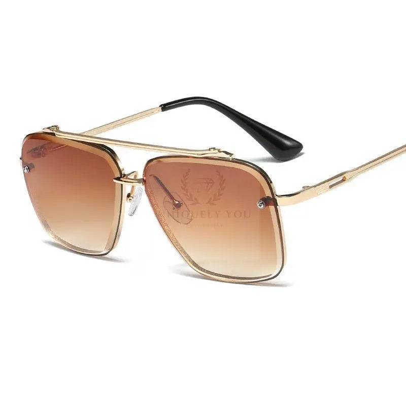 Oversized Double Bridge Aviator Sunglasses Series - Uniquely You Online