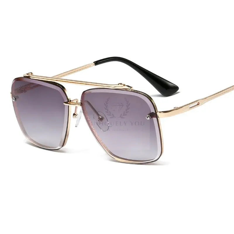 Oversized Double Bridge Aviator Sunglasses Series - Uniquely You Online