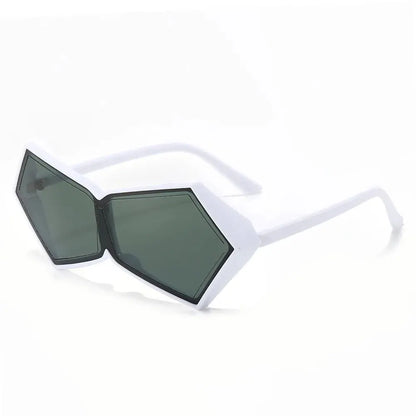 Oversized Geometric Gradient Sunglasses - Uniquely You Online