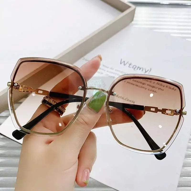 Oversized Gradient Sunglasses - Uniquely You Online