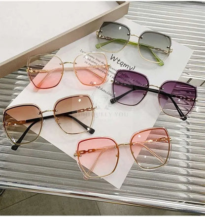 Oversized Gradient Sunglasses - Uniquely You Online