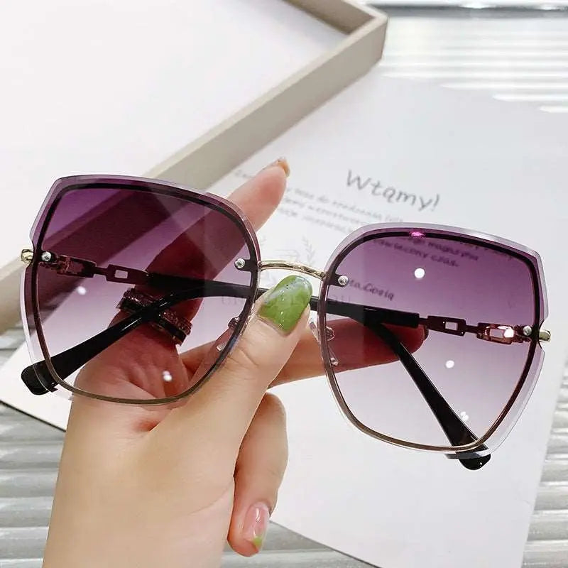 Oversized Gradient Sunglasses - Uniquely You Online