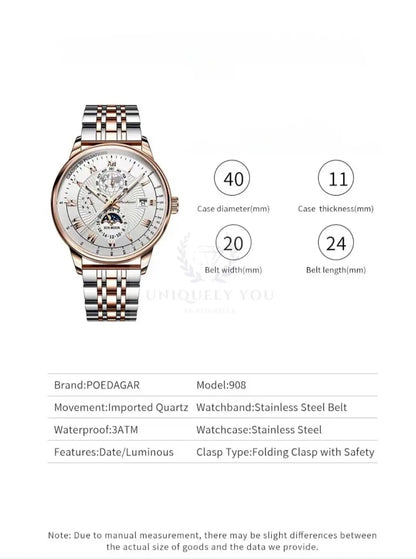 POEDAGAR 908 Quartz Watch  Uniquely You Online