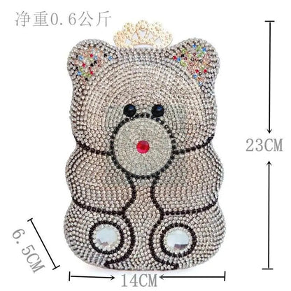 Crystal Bear/Panda Clutch - Uniquely You Online