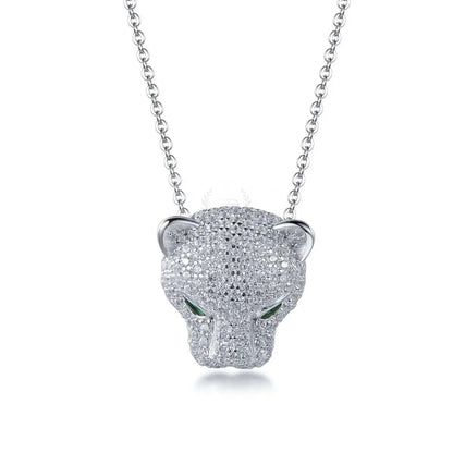 Panther Head CZ Pendant and Necklace - Uniquely You Online