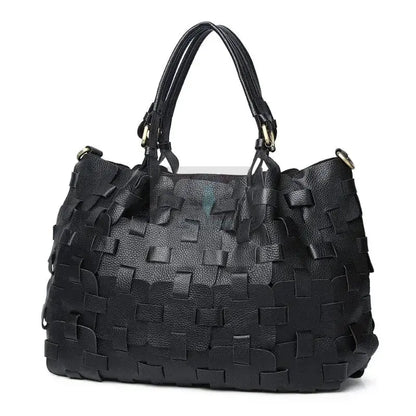 Patchwork Woven Handbag - Uniquely You Online