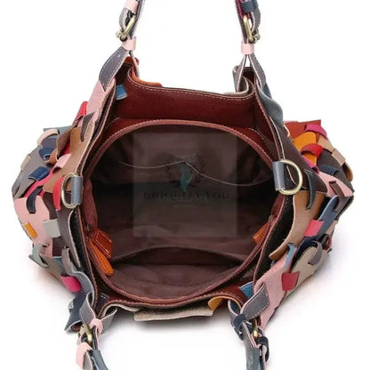 Patchwork Woven Handbag - Uniquely You Online